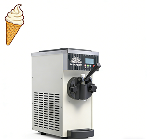 Nuevo Modelo BQL28 Máquina de Helado Suave para Mostrador, Cuerpo de Acero Inoxidable, Color Naranja, Interfaz en Inglés - Product Image 4