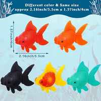 Décoration d'aquarium Paysage Vivant, Poisson Artificiel Flottant en Plastique, Petit Poisson Tropical de Simulation