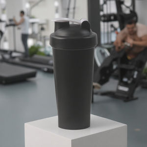 カスタムロゴ入り 400ml/600ml プラスチック製ワークアウトシェイクボトル 水/プロテイン/スポーツ/フィットネス/プロテインシェーカー ジム用プロテインボトル - Product Image 1