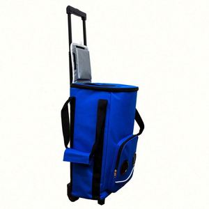 Large Capacity Custom Trolley Cooler Bag with Rolling Wheel Bluetooth Speaker Thermal Insulation for Picnic Camping - Product Image 5