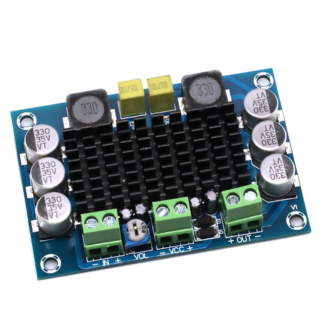 Powerful Audio Amplifier - High-Quality Single-Channel. XH-M542 Original Amplifier Board TPA3116D2. Digital Audio Booster