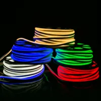 Неоновые светодиодные лампы нового поколения, фиолетовые, светло-голубые, неоновые, гибкие, 6 мм, 12 В, для помещений