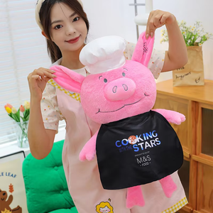Peluche Estilo Cerdito Rosa. Lindo Peluche de Cerdo de Pie Estilo Piggy. Adecuado para regalos familiares para amigos, niños y niñas. - Product Image 6