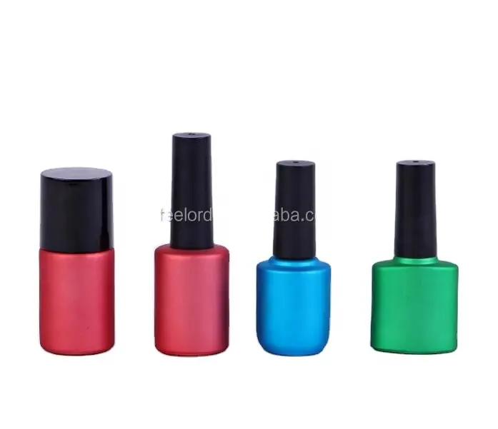 gel nail polish coating bottle with brush cap FCB8040 custom uv gel polish coating bottle