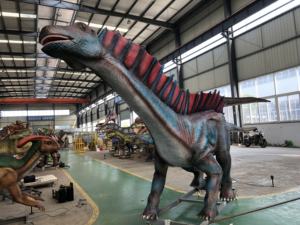 โมเดลไดโนเสาร์อะมาคาซอรัสเหมือนจริงทำจากซิลิโคนเทียมสำหรับตกแต่งสวนผจญภัยในร่มห้างสรรพสินค้า - Product Image 5