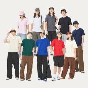 T-shirt uni de haute qualité avec logo personnalisé 220G Streetwear T-shirt à épaules tombantes T-shirt blanc homme 100% coton