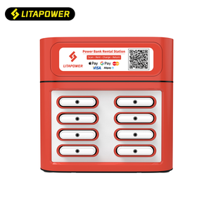 식당용 대용량 플라스틱 공용 실외 충전소 셀프 서비스 자동 판매 바 공유 파워 뱅크 대여 - Product Image 3