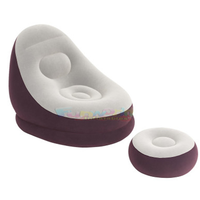 Canapé gonflable de camping et de plage, pouf gonflable rapide pour l'extérieur, idéal pour dormir
