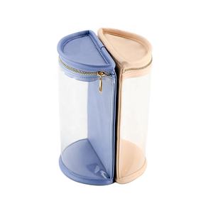 Bolsa organizadora de <span class=keywords><strong>maquillaje</strong></span> de Pvc transparente al por mayor, bolsa de <span class=keywords><strong>maquillaje</strong></span>, brocha de <span class=keywords><strong>maquillaje</strong></span>, bolsa de cosméticos de viaje con cremallera transparente - Product Image 1