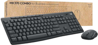 Logitechs MK370-Kit combiné clavier et souris sans fil original, ensemble clavier confortable anti-éclaboussures