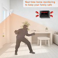 Staniot LoRa Sensor gerak PIR nirkabel, detektor gerakan manusia Alarm Anti pembongkaran jarak 500m stabil untuk rumah