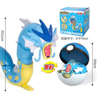 Juguete de figura de animal de dibujos animados deformable, bola de almacenamiento transformable, juguete interactivo de regalo para niños y niñas, ladrillos de construcción al por mayor
