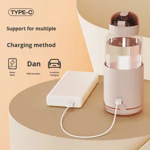 Tasse à eau isolée portable 300ML USB Smart Drink Ware avec température constante pour la fabrication de lait de voyage et le mélangeur de lait de bébé - Product Image 2