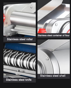 เครื่องตัดแป้งไฟฟ้าสำหรับทำเบเกอรี่ ขนาดเล็ก อัตโนมัติ สำหรับทำราเม็ง อุด้ง โฟ บะหมี่กึ่งสำเร็จรูป และบะหมี่สด - Product Image 3