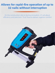 Chiodatrice a Gas Toua <span class=keywords><strong>GSN</strong></span> F1, Pistola per Chiodi Industriale Fai-da-Te con Motore Brushless in Acciaio Inox per Costruzioni in Calcestruzzo - Product Image 4