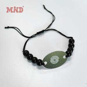 हस्तनिर्मित फैशन पत्थर बेडेड जेड बीड बीड्स प्रोग्राम योग्य nfc स्मार्ट कंगन गहने - Product Image 4