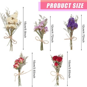 Arreglo de Flores Secas Artístico Inspirado en el Bosque, Hecho a Mano, Personalizado, con Vetas de Hoja, Multicolor, Decorativo, para Regalo, <span class=keywords><strong>Flor</strong></span> Preservada - Product Image 5