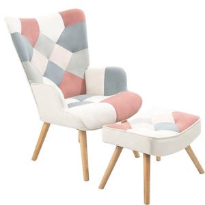 Moderna camera da letto pigra soggiorno Chaise e pouf Set <span class=keywords><strong>Relax</strong></span> Deck reclinabile Set sedie <span class=keywords><strong>a</strong></span> <span class=keywords><strong>sdraio</strong></span> con poggiapiedi - Product Image 2