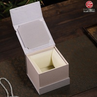 Boîte cadeau magnétique rétro artisanale en papier, style chinois avec couvercle et base, emballage de thé entièrement fait main pour coffret cadeau en argile Yixing