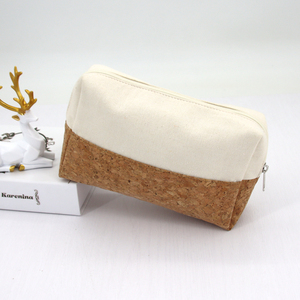 Sinh Thái Thân Thiện Phân Hủy Sinh Học Tự Nhiên Nút Chai Mỹ Phẩm Túi Du Lịch Vệ Sinh Cá Nhân <span class=keywords><strong>Pouch</strong></span> Rửa Túi - Product Image 2