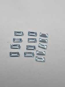 Topacio Azul Natural Tallado de 3x6mm, Gema Suelta |   Topacio Azul Facetado Pulido de Primera Calidad para la Elaboración de Joyas |   Gemas al por Mayor - Product Image 6