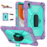 Étui de protection robuste OEM ODM pour tablette Samsung Galaxy Tab S12 Plus 12,4 pouces, coloré, avec sangle de maintien réglable et béquille