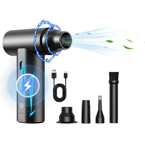 Mini Ventilador Turbo Portátil de 110000 rpm para Secado de Autos, Pistola de Aire Comprimido Inalámbrica para Limpieza de Teclados de Computadora - Product Image 1