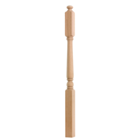 Poteaux de balustrade modernes en chêne rouge massif, personnalisables, haut de gamme, durables, écologiques, pour escaliers et balcons intérieurs, OEM/ODM