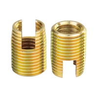 Alambre de bobina helicoidal de acero inoxidable OEM de alta calidad personalizado tipo ranurado inserto de rosca tornillo autorroscante
