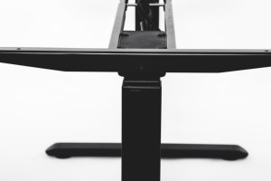 Bureau de jeu réglable en hauteur à double moteur Timotion à bas prix, tables élévatrices noires, bureau de direction - Product Image 4