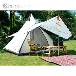Barracas de acampamento ao ar livre, barracas indianas impermeáveis personalizadas