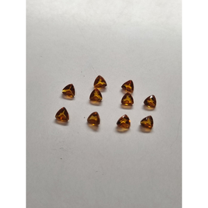 Citrine naturelle taille trillon 4 mm, pierre précieuse jaune en vrac pour la fabrication de bijoux, vente en gros de pierres précieuses - Product Image 6