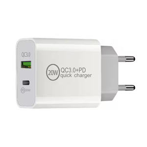 20W PD USB C tipo A + C US EU Plug caricatore da muro QC 3.0 <span class=keywords><strong>caricabatterie</strong></span> <span class=keywords><strong>rapido</strong></span> veloce per <span class=keywords><strong>iPhone</strong></span> Android ad alta velocità caricatore da parete blocco - Product Image 6