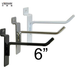 Unipower <b>Wall</b> <b>Mount</b> <b>Shelf</b> Hook 4x1/4 Inch Stainless Steel Single Hook For Storage And Organization - Product Image 5