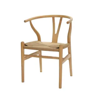 الحديثة تصميم لينة الروطان وسادة كرسي خشب متين الزان مطعم الأثاث كرسي طعام