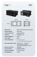 Système audio professionnel à ligne de sonorisation de 10 pouces à 2 voies, haut-parleur pour intérieur et extérieur