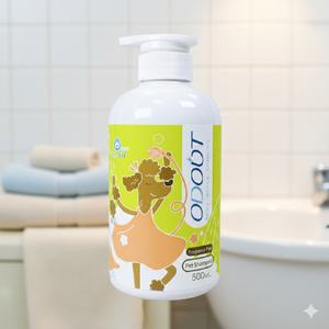 Shampooing naturel pour animaux de compagnie à l'extrait de kaki 16oz (500ml) pour chien de tous âges - Product Image 1