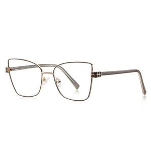 Modello 3141 montature ottiche da donna nuovo stile occhiali da vista in metallo Anti luce blu montature per occhiali per <span class=keywords><strong>Computer</strong></span> Gafas Cerminmata - Product Image 6