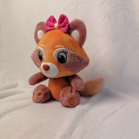 Jouets en peluche personnalisés UYEAH : chat, lapin, ours, et autres animaux en peluche avec logo d'entreprise imprimé sur les vêtements, y compris des jouets en peluche raton laveur.
