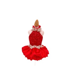 Vestido de Lujo para Perro, Vestido Formal de Princesa para Maltese, Bichón Frisé y Yorkshire Terrier, con Diseño Floral - Product Image 5