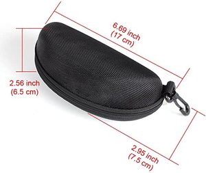 カスタムジッパー収納安全メガネバッグケースポーチ目の保護ボックス、仕事やスポーツ用の便利なベルトクリップ付き - Product Image 6