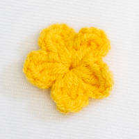 Fleurs artificielles en coton au crochet de 3,5 cm pour la décoration intérieure, accessoires de couture doux, collection printemps, vente en gros