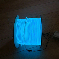 Néon bricolage Costumes décoration de voiture lumières fête danse Flexible découpe LED bande 1m/3m/5m lueur EL fil