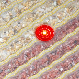 Penjualan laris Kristallmatte 7 matras Amethyst Chakra kristal foton matras tubuh Chakra pelangi - Product Image 5