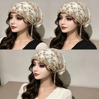 Foulards ethniques musulmans pour femmes, bonnets intérieurs, hijabs, couvre-chefs arabes, turbans, bonnets à strass, en dentelle, doux, respirants, pour usage quotidien