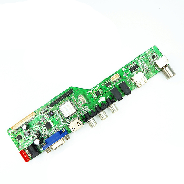 RR52C.03A Support DVB-T2 DVB-TDVB-C Support for Multiple languages TV Digital Board..