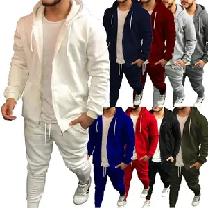 Custom Sport Wear Jogging Printing Casual 2 Piece Set Track Suits men sportswear Tracksuit Sweatpants And Hoodie Jogging Suit