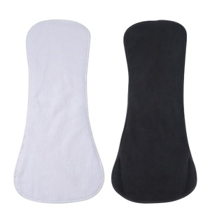 Protège-draps lavables et réutilisables pour adultes, 4 couches, forme d'<span class=keywords><strong>os</strong></span>, gris, en microfibre polaire et charbon de bambou, anti-fuites 3D, 120 unités - Product Image 1