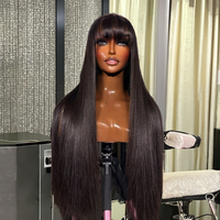 Perruques Lace Front en Cheveux Humains Roux Lisses de 40 Pouces, Cuticules Alignées, Haute Définition pour Lace, Densité 250%, Cheveux Bruts Brésiliens