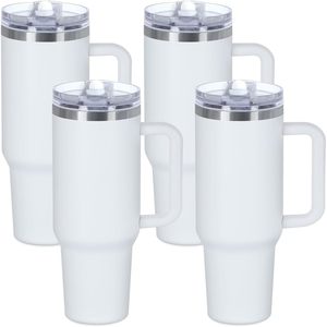 Paquete de 6 manijas de vaso de 40 oz, tapa desmontable a granel para tapa de paja, fácil de limpiar, 100%, aspiradora a prueba de salpicaduras para viajes en frío - Product Image 3